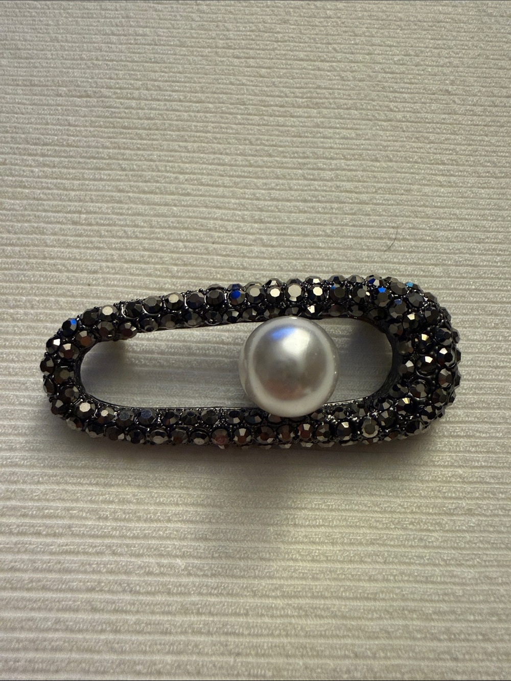 Pearl Accent iridescent Crystal Brooch - Women Jewelry